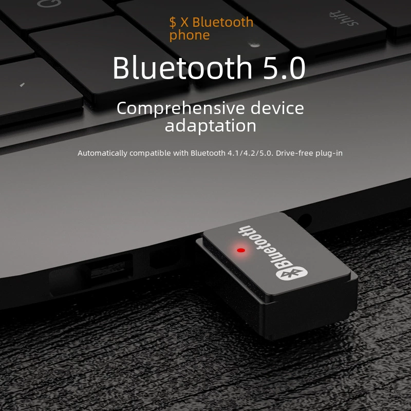 Компьютерный Bluetooth передатчик аудио без платы, plug and play с адаптером Bluetooth 5.0
