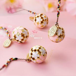 Xiao Mei's Japanese Kiyomizu-Dera Amulet Bracelet Sakura Bell Asakusa Temple Talisman Sound Bell Dream Realm