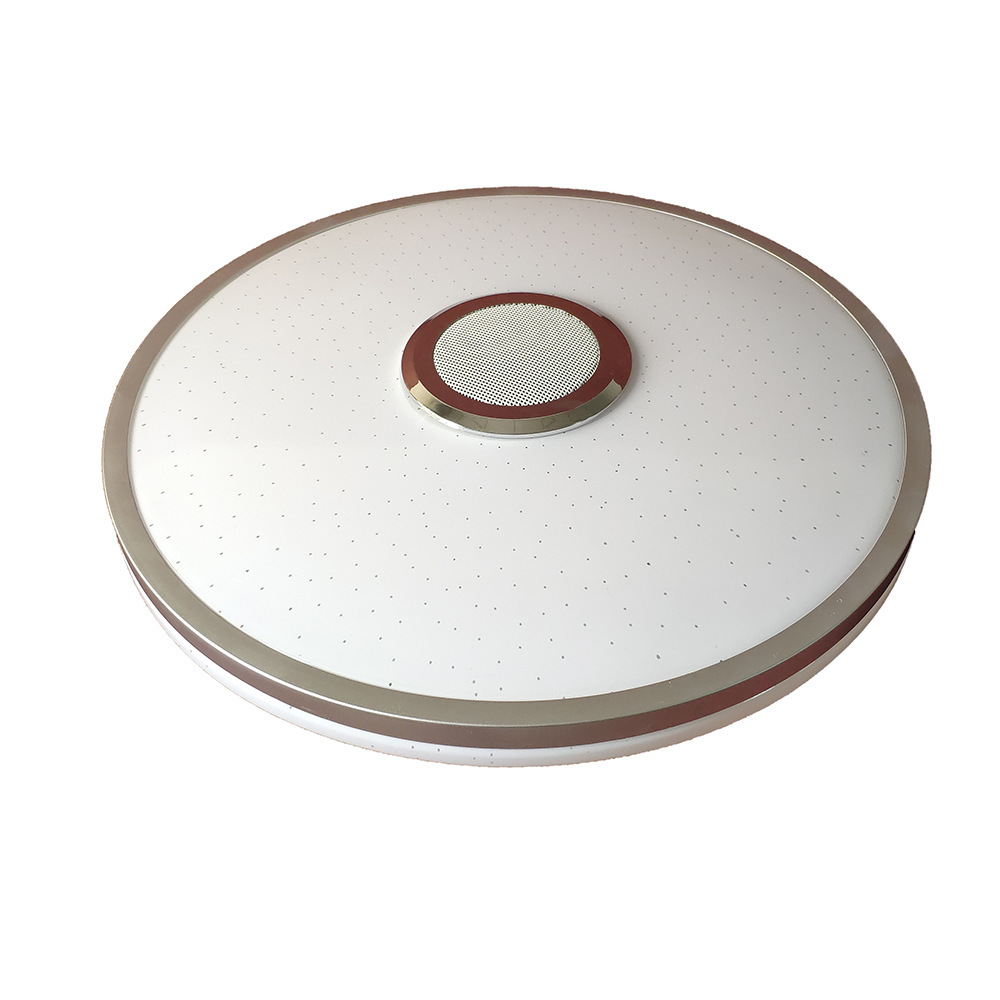 跨境亞馬遜LED音樂吸頂燈33CM七彩RGB智能藍牙遙控臥室燈兒童燈飾