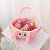 Japanese cute fuchsia organizer bag, purse, cosmetic bag, shoulder bag for mother and baby, wholesale