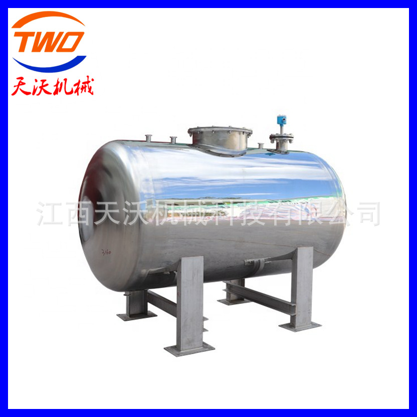 304不锈钢压力罐 天沃机械 可存各种液体大容量家用工业储水设备