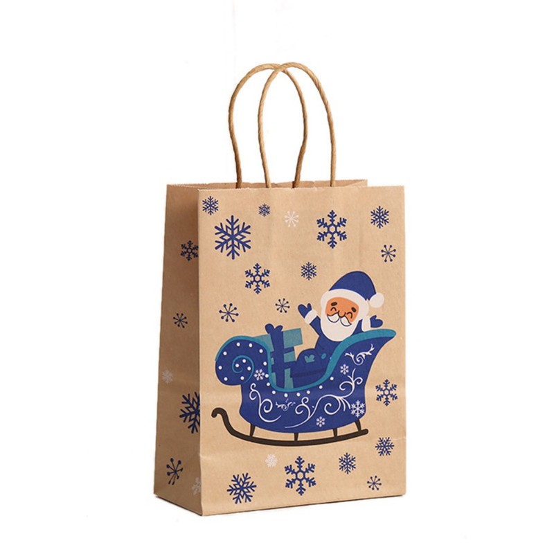 クリスマス漫画包装袋クリスマスギフトバッグ手提げ袋手提げプレゼントクリスマス紙袋卸売り|undefined