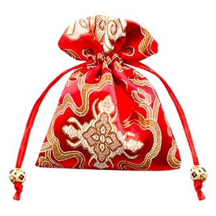 In stock wedding candy bag wedding bag Chinese style wedding return candy gift bag drawstring portable wedding candy bag