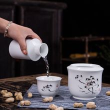 景德镇温酒器烫酒壶家用仿古中式酒具套装烧酒黄酒白酒杯热温