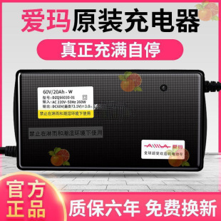 適用愛瑪電動車電瓶充電器48V12AH60V20AH72V30A新國標快充其他