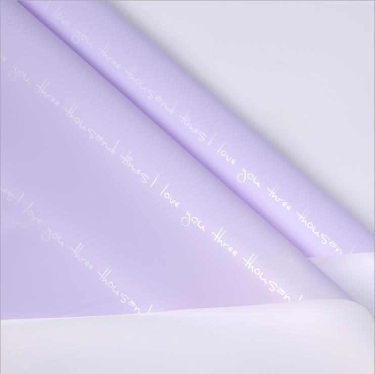 Fábrica de fiestas de flores nuevo papel de embalaje de flores de flor florista de flores de alto lujo papel de embalaje de regalos