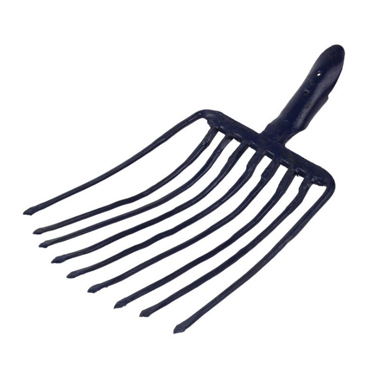 批发销售9股钢叉   铁路维护工具一体9齿   11股型号齐全叉山东