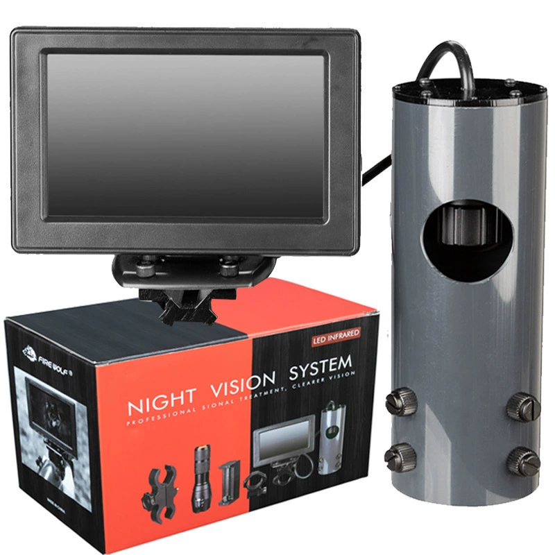 Инфракрасный прибор ночного видения Монокулярный телескоп Полное черное прибор ночного видения CCD микро-оптический цифровой не тепловизионный 4,3-дюймовый D