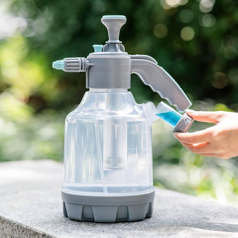 Jardinería de riego transparente pulverización neumática doméstica pulverización de plástico de limpieza 3L gran capacidad pulverización de desinfección de alcohol