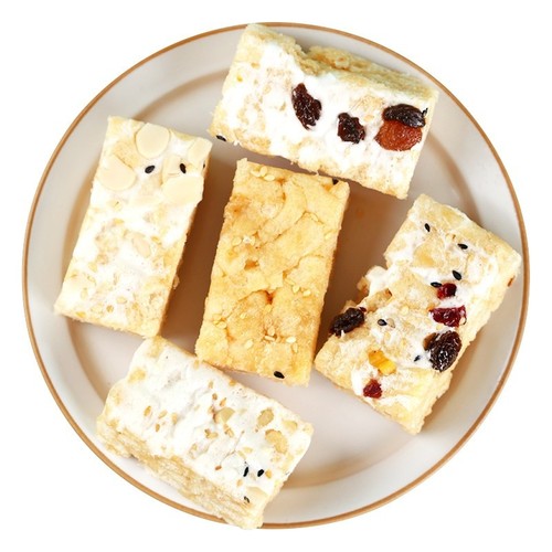 【Gu Bei Qi】408g Shaqima Fruit Milk Crème Brûlée Almond Milk Crème Brûlée Gu Bei Qi Fresh Shaqima Wholesale