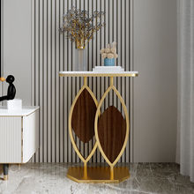 简易小花架2023新款网红轻奢岩板花架花艺术电视机柜旁落地花盆架