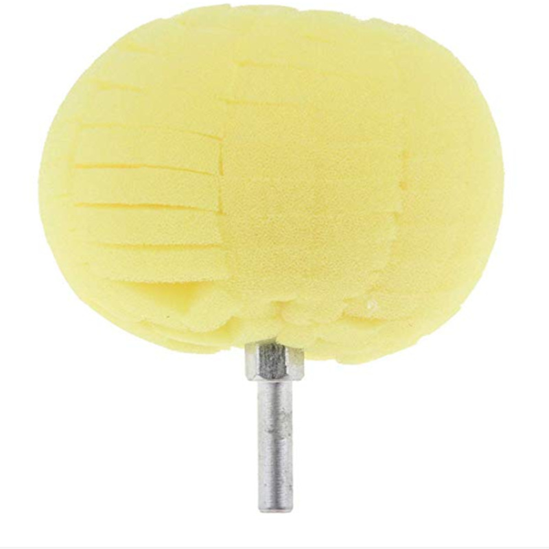 Venta al por mayor cubo de la rueda del coche pulido esponja disco cono pulido esponja rueda manija de la puerta interior pulido rueda para taladro eléctrico