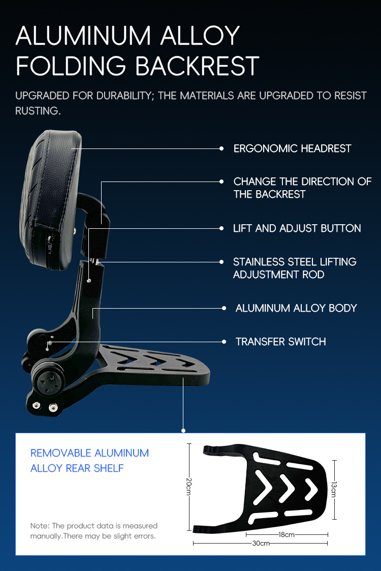 Suitable for Qianjiang Flash 400 crash bars, anti-fall bumpers, foldable backrest, rear rack, side bags, tail rack protection modification parts