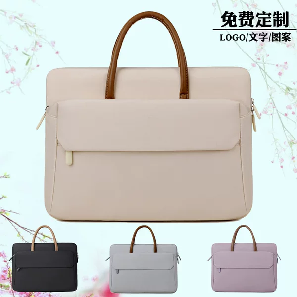 Laptop bag cross-border in stock wholesale new notebook handbags can be printed logo