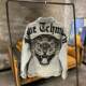 Luxury Trendy Big CTCH Tiger Head Denim Jacket Leopard Pi Shuai Heavy Industry Hot Drilling Men's and Women's Jacket Spring and Autumn Jacket Old