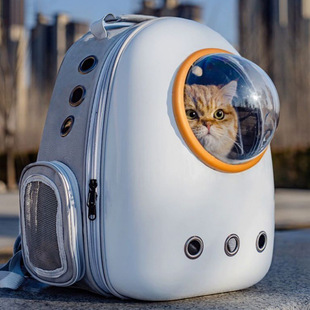 Cat Bag Outgoing Portable Cat Backpack Pet Space Capsule Bag Dog Backpack Cat Cage Book Packaging Cat Supplies