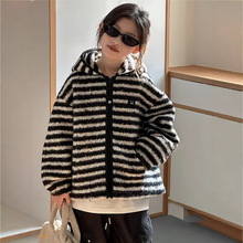 韩国童装2025秋冬新款女童羊羔绒外套儿童冬季大童洋气加厚毛毛衣