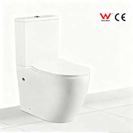 澳洲非洲陶瓷分体式坐便器家用落地式马桶静音超漩冲水墙排地排水