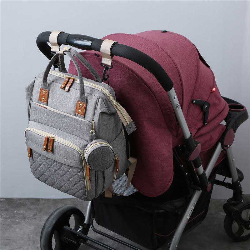 新型携帯型マミーバッグベビーベッド子供車リュックサック軽量母子バッグ多機能大容量ママベッドバッグ|undefined