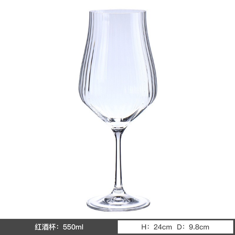 Checo puro original importación de cristal sin plomo taza de vino vino vino vino de champagne taza de cristal de alta calidad estrictamente elegido taza de cerveza comercial
