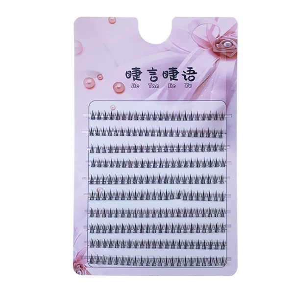Small flame under eyelashes, ten rows of transparent stalks