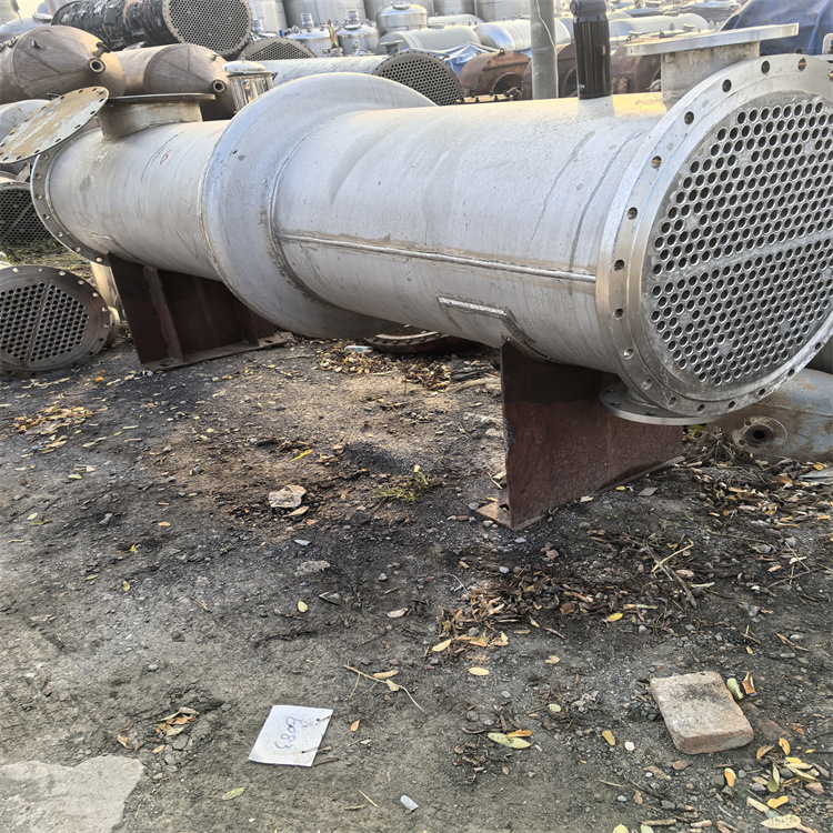 二手列管式冷凝器 连续工作 化工制药食品传热冷却设备 性能稳定