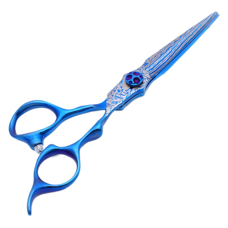 Tijeras de peluquería profesionales de acero inoxidable, tijeras de dientes para adelgazar y tijeras planas para flequillo, venta directa de fábrica al por mayor