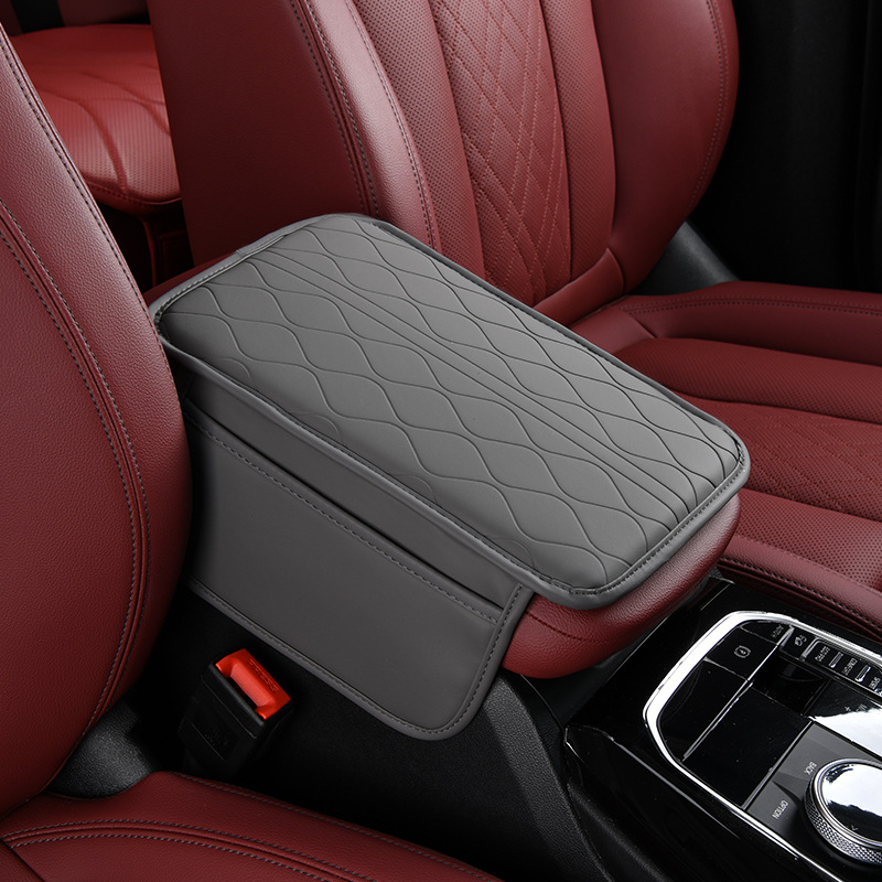 [High Frequency] Car Sponge Armrest Box Pad Upgrade Side Storage Pocket Central Armrest Box Protective Pad Cover
