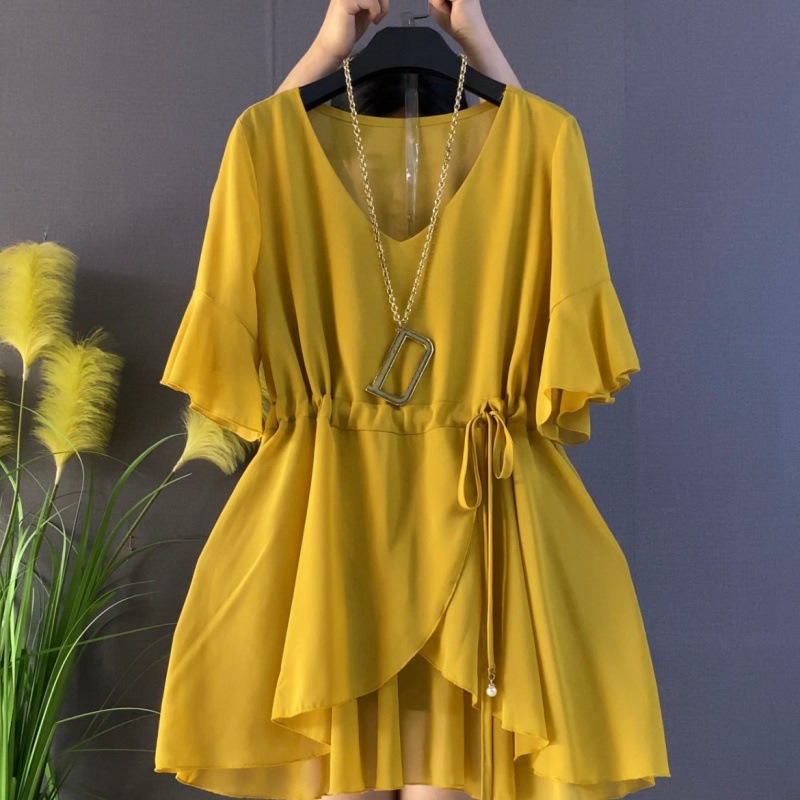 Summer long shiffon quality fashionable dress
