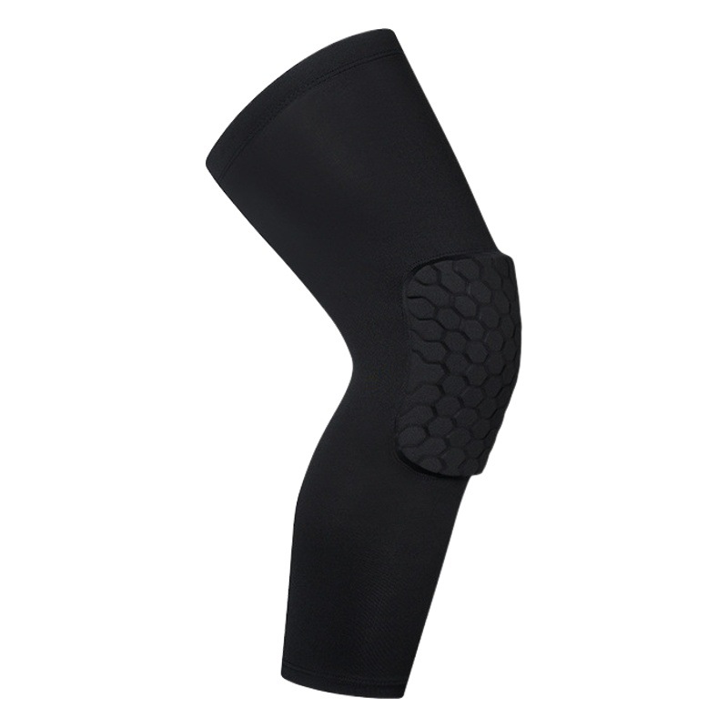 Rodilleras deportivas para correr para hombres y mujeres, rodilleras para senderismo y ciclismo al aire libre, calentadores de piernas deportivos cálidos, rodilleras deportivas con diseño de panal.