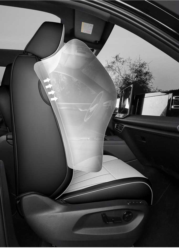 Volkswagen Tiguan L PRO custom-made car seat cushion, perforated breathable leather model, suitable for all seasons