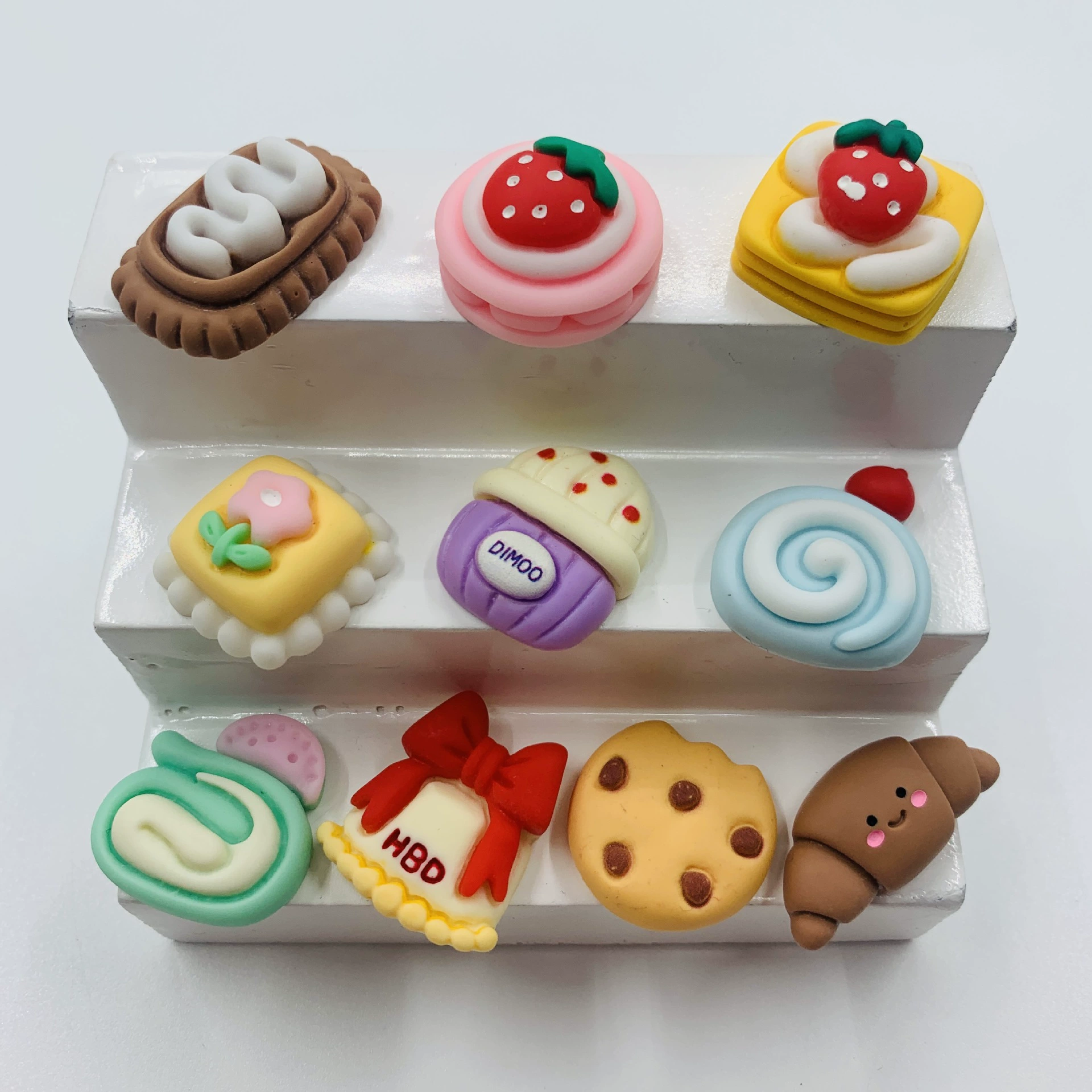 Аксессуары из смолы с тематикой кроликов 2023 года для чехлов для телефонов, заколок для волос, кремового клея для рукоделия, одежды, наклеек на холодильник, материалов для творчества.