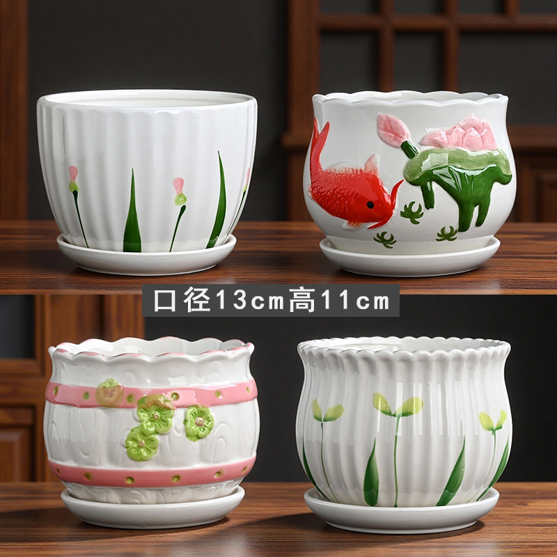 Kw+ wooden barrel fish 4 pieces