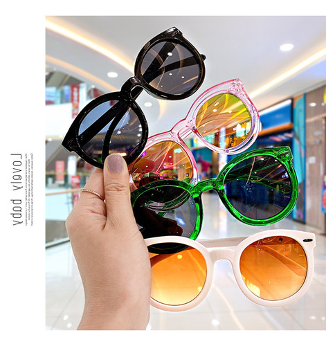 Manufacturers wholesale new children's sun visors, baby sunglasses, glasses, fashionable boys and girls sunglasses