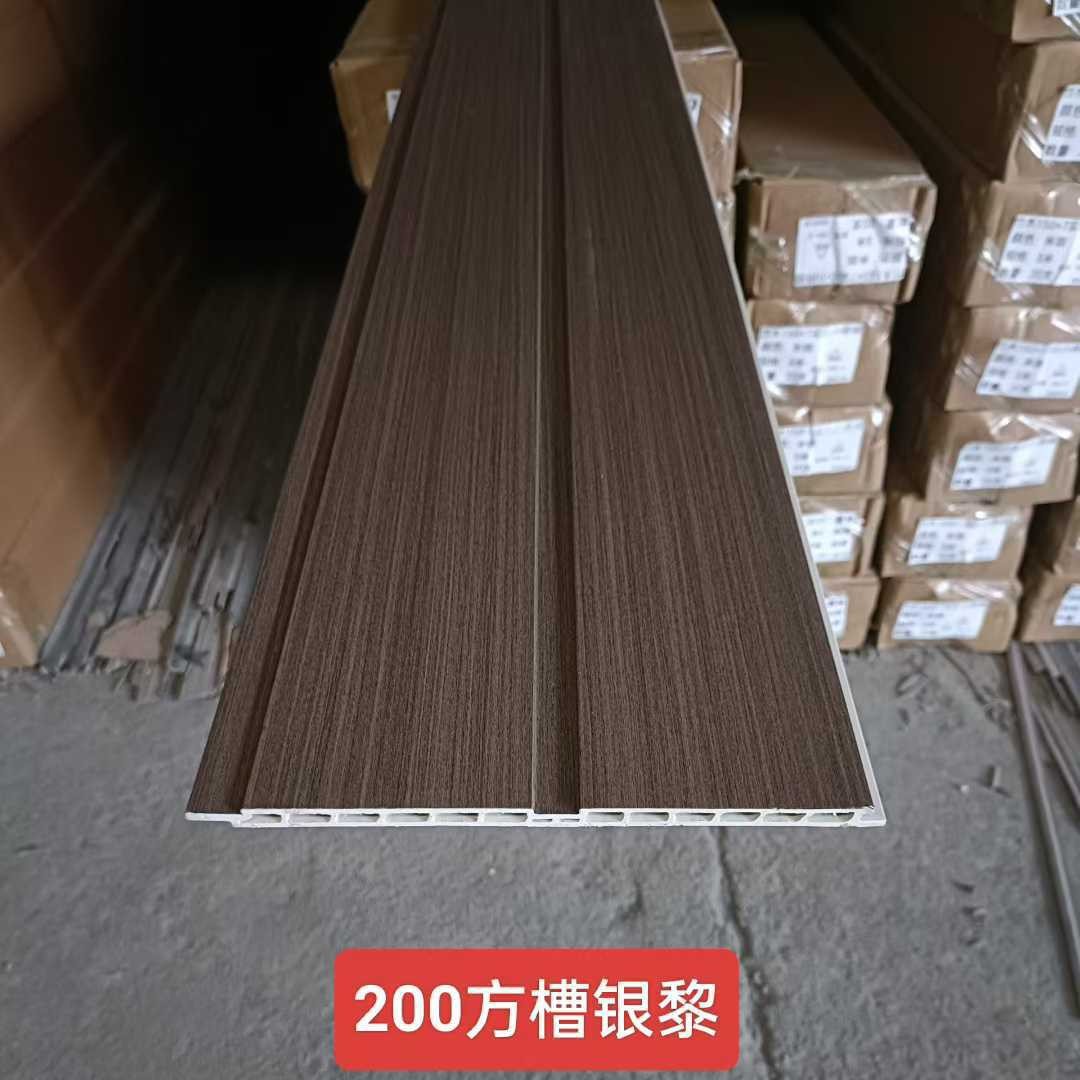 Nuevo panel de pared corrugado WPC compuesto de madera-plástico decorativo, diseño de patrón moderno impermeable, otro papel pintado