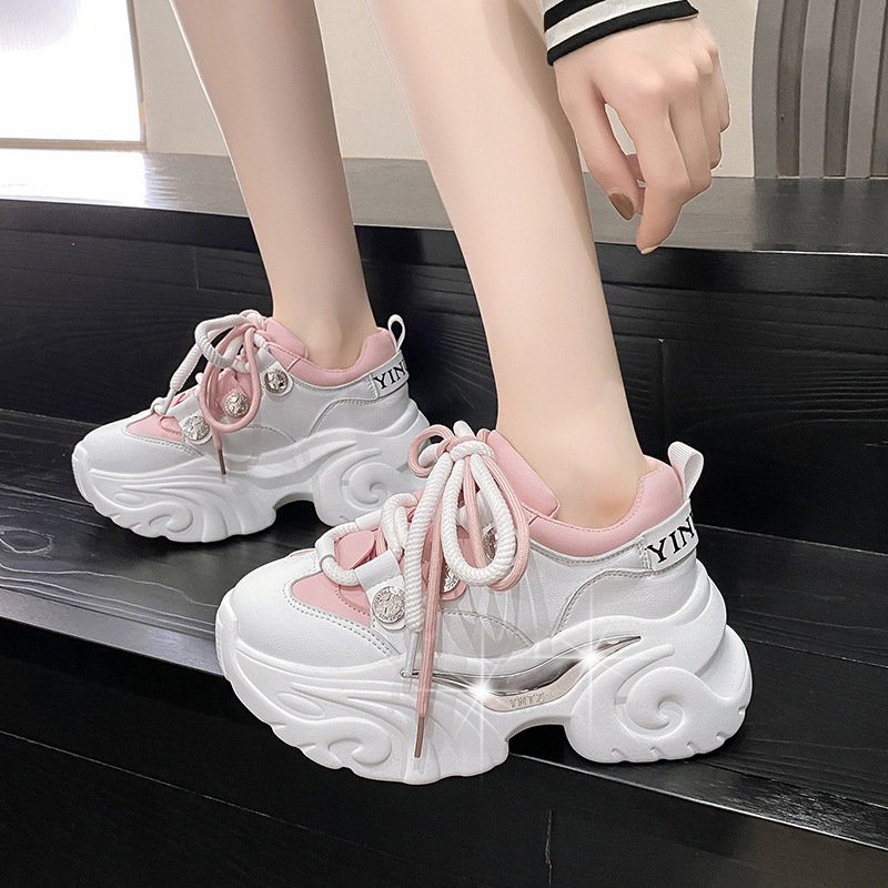 C4339 1020K GIÀY THỂ THAO NỮ CANNKTR MÙA XUÂN THU ĐÔNG TĂNG CHIỀU CAO ĐẾ CAO GIÀY DÉP NỮ G03 SẢN PHẨM MỚI