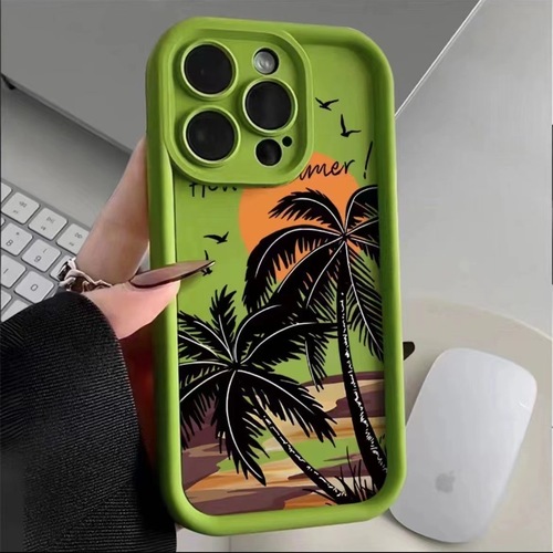 Landscape coconut tree suitable for Huawei Mate 60 Pro anti-drop P60 phone case nova 12 niche Honor 90 soft