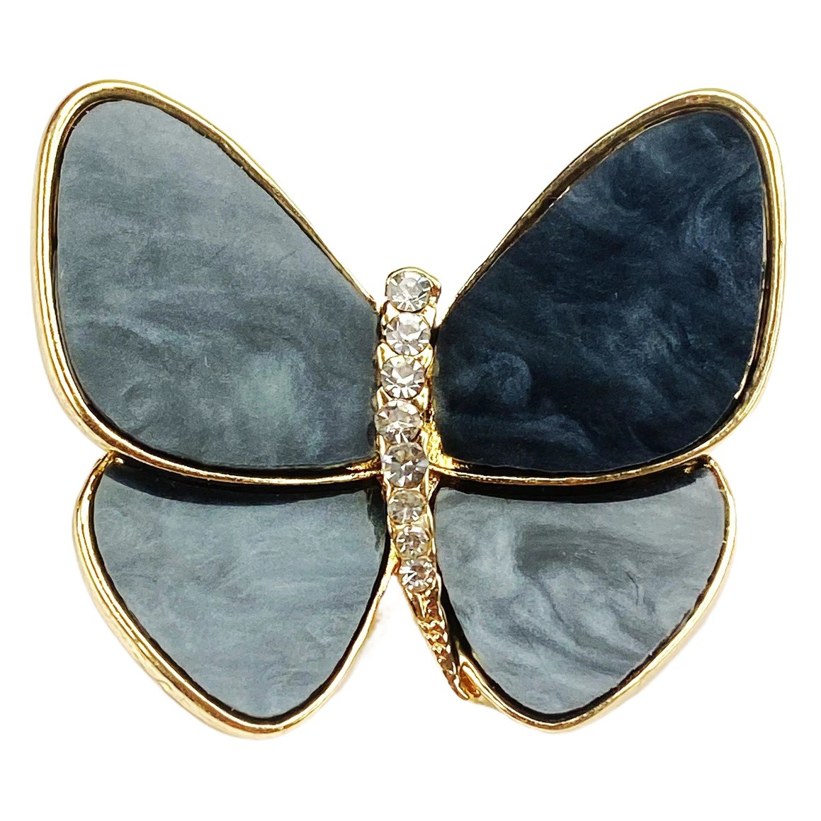 Los accesorios elegantes de gama alta de moda del traje de las mujeres, el capullo roto de la madre anti-fritillary, el mismo broche de la mariposa de la perla que Meng Wanzhou