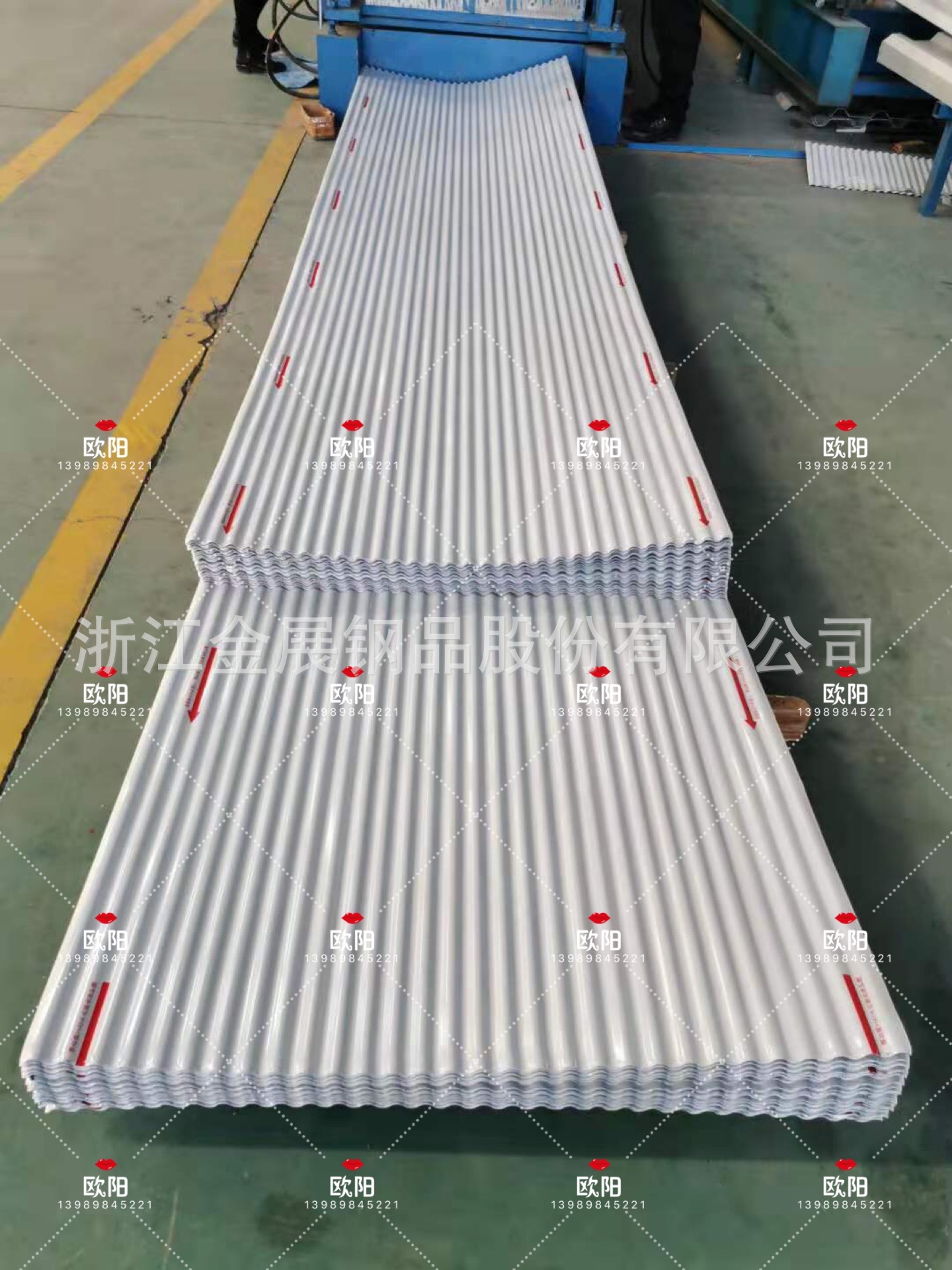 装饰用铝合金波纹板 细波纹板8波高32波距882宽 长度不限