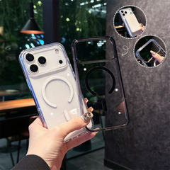 适用iPhone17高透磁吸手机壳苹果15/16ProMax全部防摔14保护套新