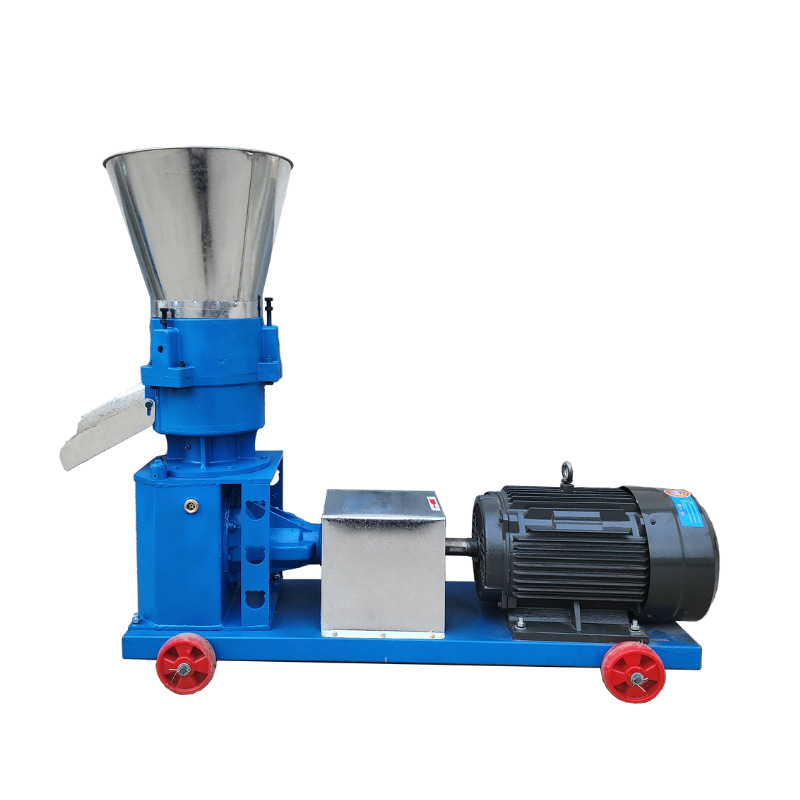 Máquina de gránulos de maíz de hierba verde pequeña extrusora diesel doméstica de aves de corral Feed Pellet Machine