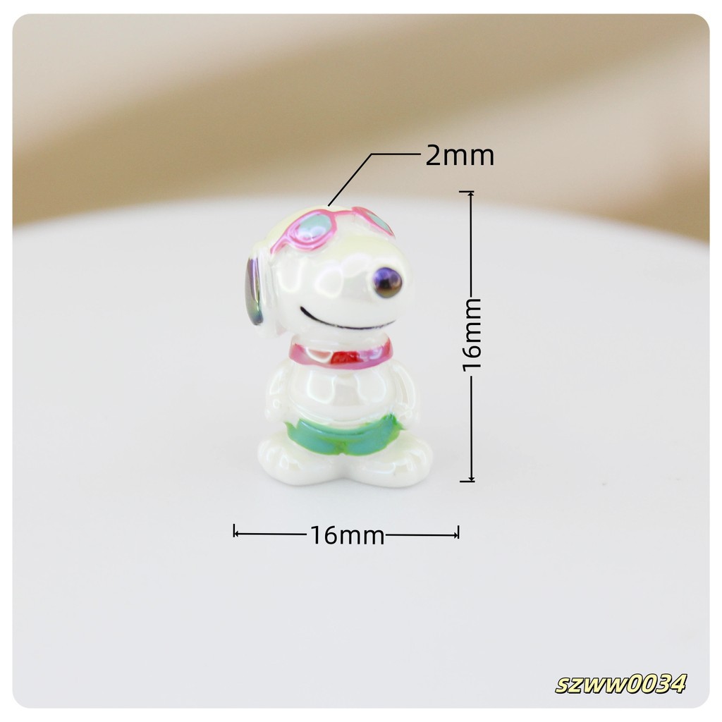 Agujero vertical chapeado UV sombrero de color gafas perros DIY manuales cuentas bolígrafo cuentas sueltas accesorios accesorios llaveros