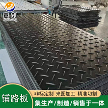 聚乙烯防滑路基板耐磨建筑工地用临时路基垫板花纹高密度铺路板