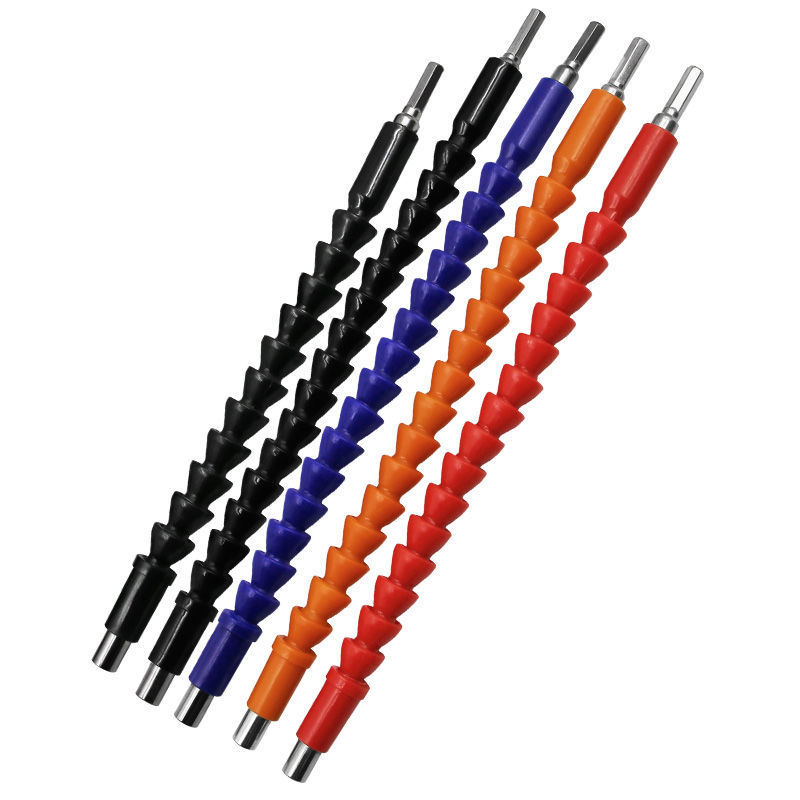 (2개) 범용 유연한 샤프트 확장로드 전기 드릴 전기 드라이버 드라이버 헤드 확장 샤프트 다기능 범용 호스 연결