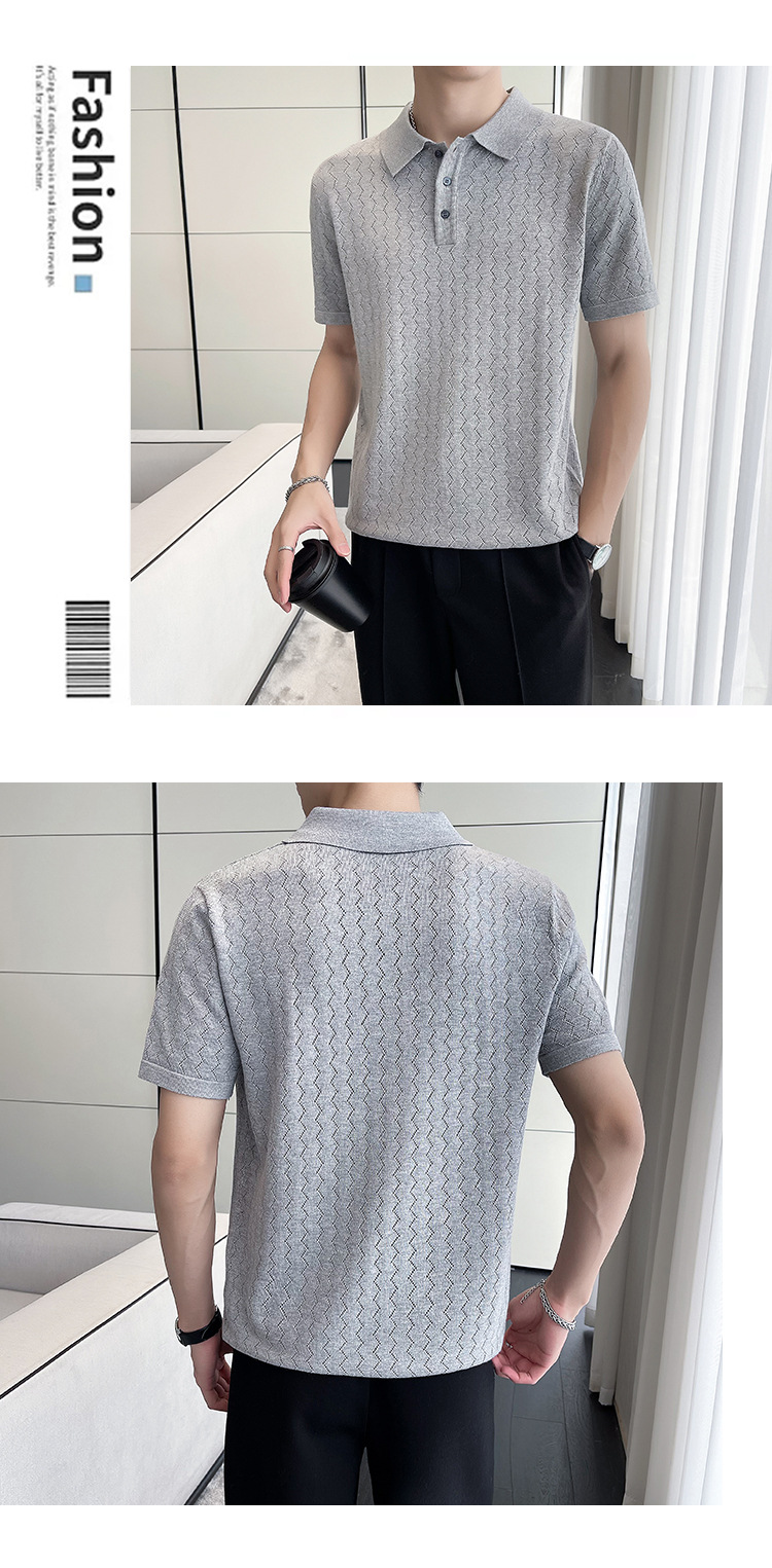 A6511 830K ÁO SƠ MI NAM HANTDU ÁO LEN NGẮN TAY MÙA HÈ KÍN CỔ THỜI TRANG NAM VẢI BÔNG G03 SẢN PHẨM MỚI