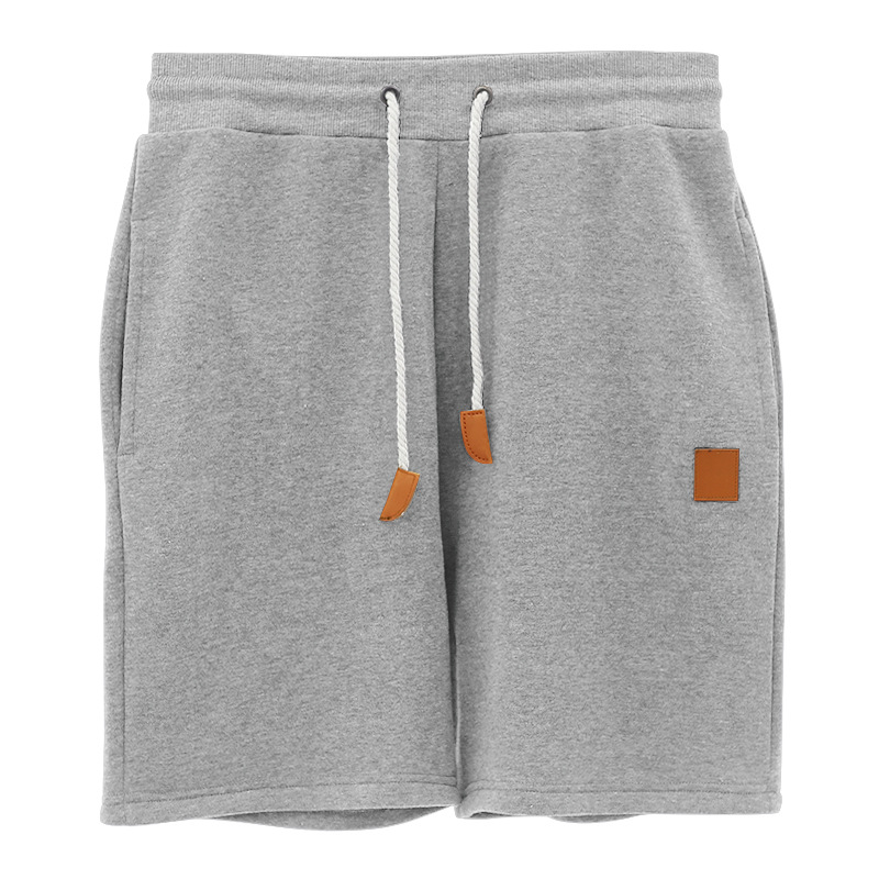 Été nouveau cordon lâche brossé peau amicale européenne décontracté sport hommes shorts tendance_voghion.com