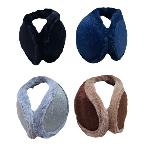 Thermal Earmuffs for Autumn and Winter, Fleece Lined and Thick, Windproof and Cold-Proof Ear Covers, Post-ear Style, Universal for Men and Women