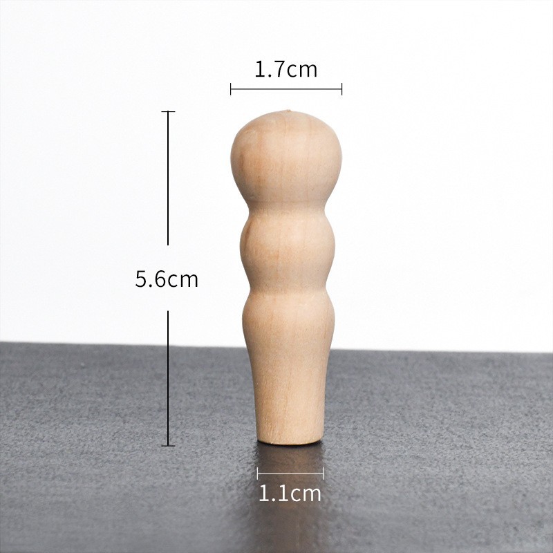 Nuevo producto bricolaje pintado a mano madera embrión fruta árbol de Navidad campana hongo casa se puede colorear regalo de vacaciones preescolar