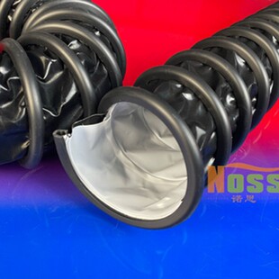 Teflon Air Duct Teflon Exhaust System Hose Secondary with Soft Connection Ptfe Exhaust Pipe Corrosion Resistance