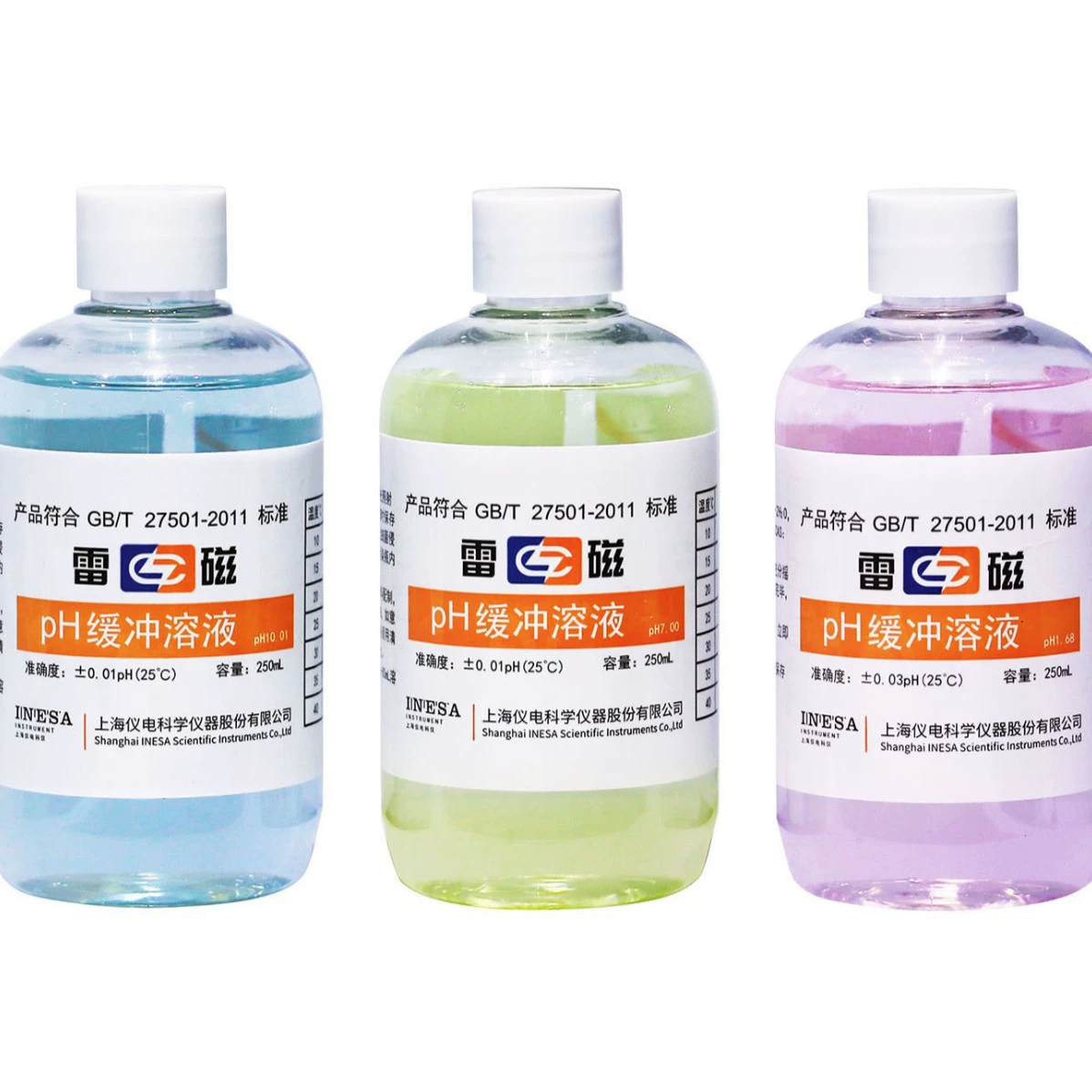 Стандартный буфер pH в бутылках Leici PH буферный раствор стандартный буферный порошок реагент для коррекции pH калибровочный пакет